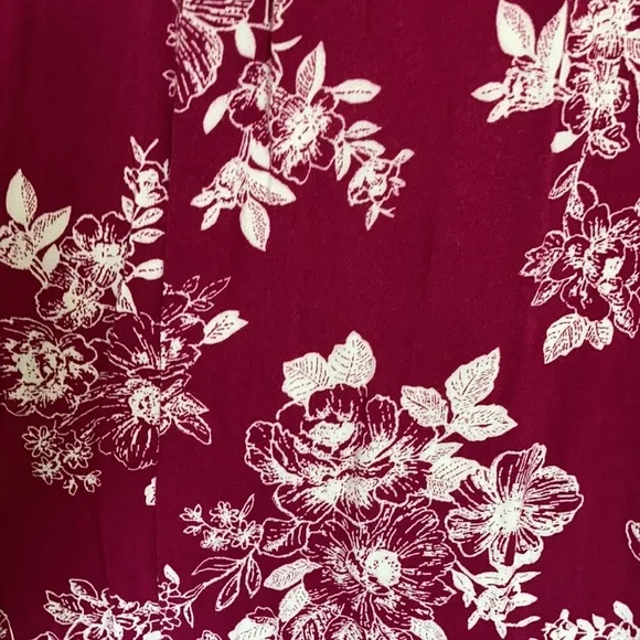 Relisted Torrid floral bohemian dress slits at bottom & keyhole at neckline - Picture 12 of 17